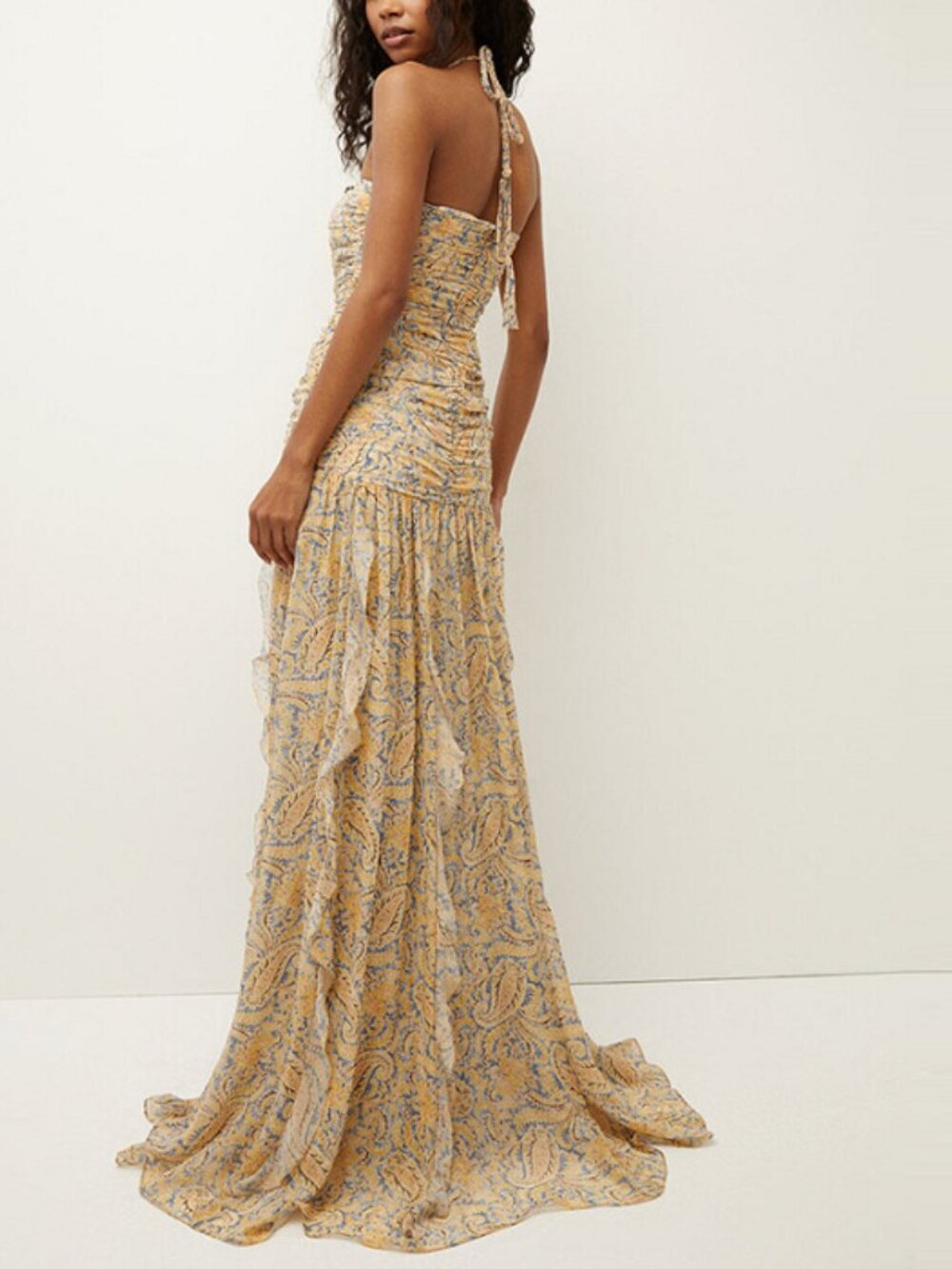 Veronica Beard Lucine Paisley Silk Gown - Picture 3 of 16